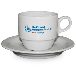 Legio koffie kop, wit 16cl.