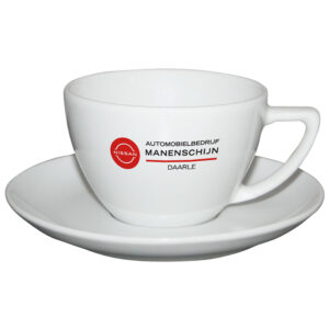 Classic Cappuccino kop & schotel, wit 20cl.
