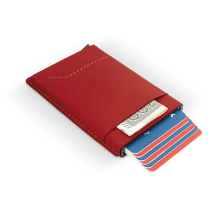 Lederen RFID creditcardhouder