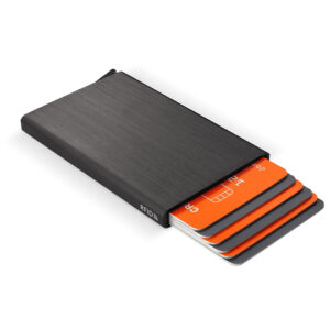 Geborsteld aluminium RFID creditcardhouder