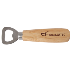 Flesopener houten handvat